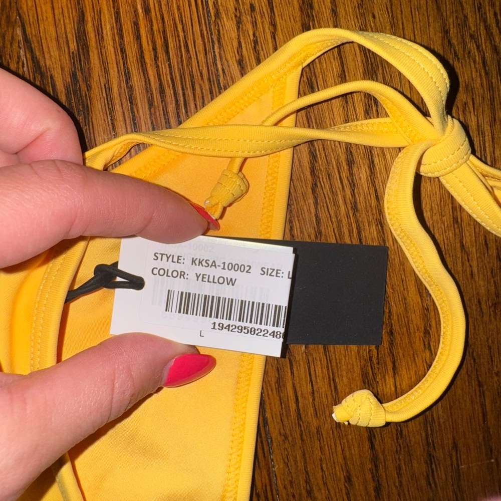 Kendall + Kylie Yellow Bikini Set - Picture 2 of 3